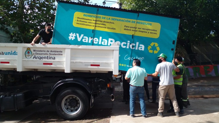 Reinstalaron punto “Varela Recicla”